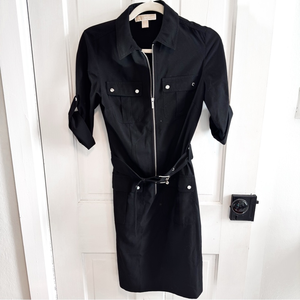 MICHAEL Michael Kors Black Long Sleeve Dress